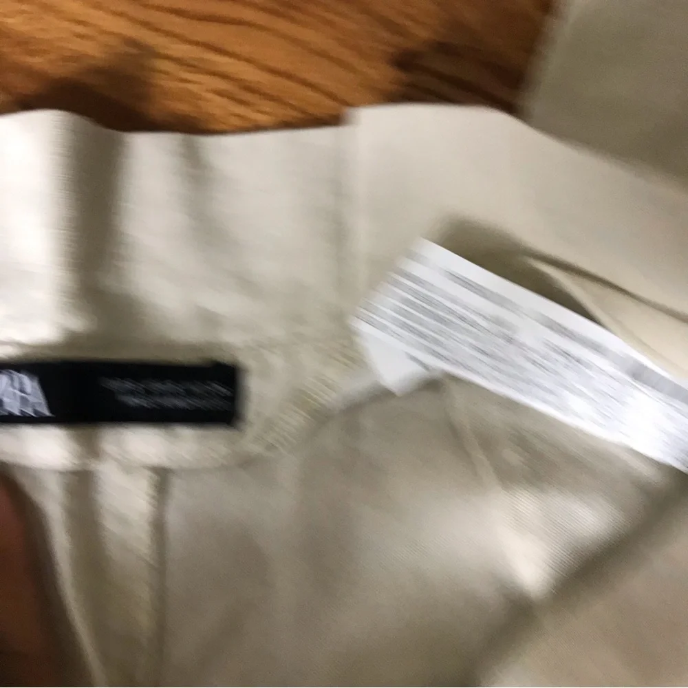 Zara Beige Linen Pants